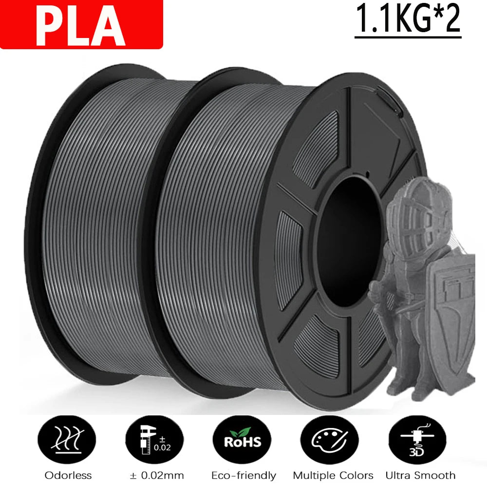 JAYO 3D Printer PLA/PETG/PLA+ /PLA META /SILK/ASB/TPU  Filament 1.75mm 2Roll 1.1KG/0.65KG 3D Printer Filament for 3D Printer
