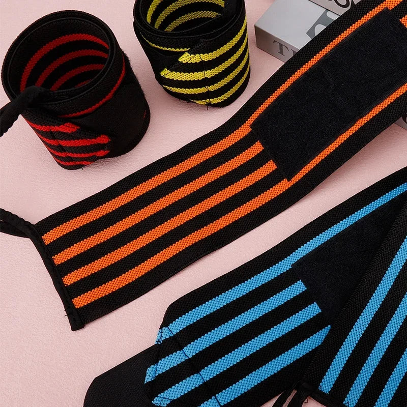 1Pcs Wristband Wrist Support Brace Straps Extra Strength Weight Lifting Wrist Wraps Bandage Fitness Gym Training Sports bandage