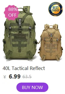 New Camping Hiking Backpack Tactical Molle 900D Men&Women School Bag Outdoor Gym Ruckdack Shoulder Pack with Dual Cup Holder