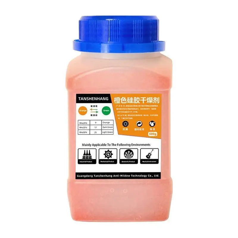 3D Printer Filament Silica Gel Desiccant Reusable Color Changing 400g Easy to Regenerate for Daily 3D Printing Use