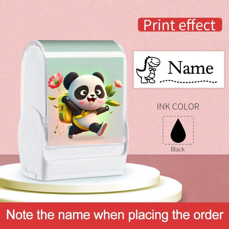 ‌Waterproof Personalized Stamp for Fabric,Custom Name Label Maker,Washable&Reusable Clothing Stamp,DIY Durable Laundry Organizer