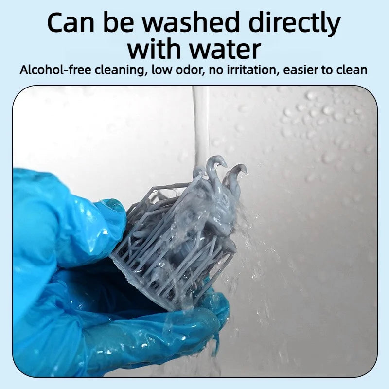 2026 NEW Water-Washable 3D Standard Photopolymer Resin Low Odor Low Viscosity LCD 3D Printing Resin for LCD 3D Printer