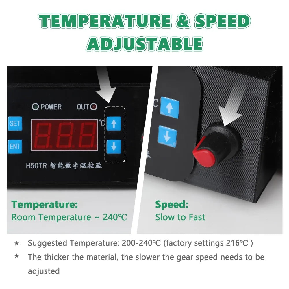 DIY Desktop 3D Filament Extruder Machine Kit Multifunctional Plastic Filament Maker Tool For 3D Printing Consumables Maker