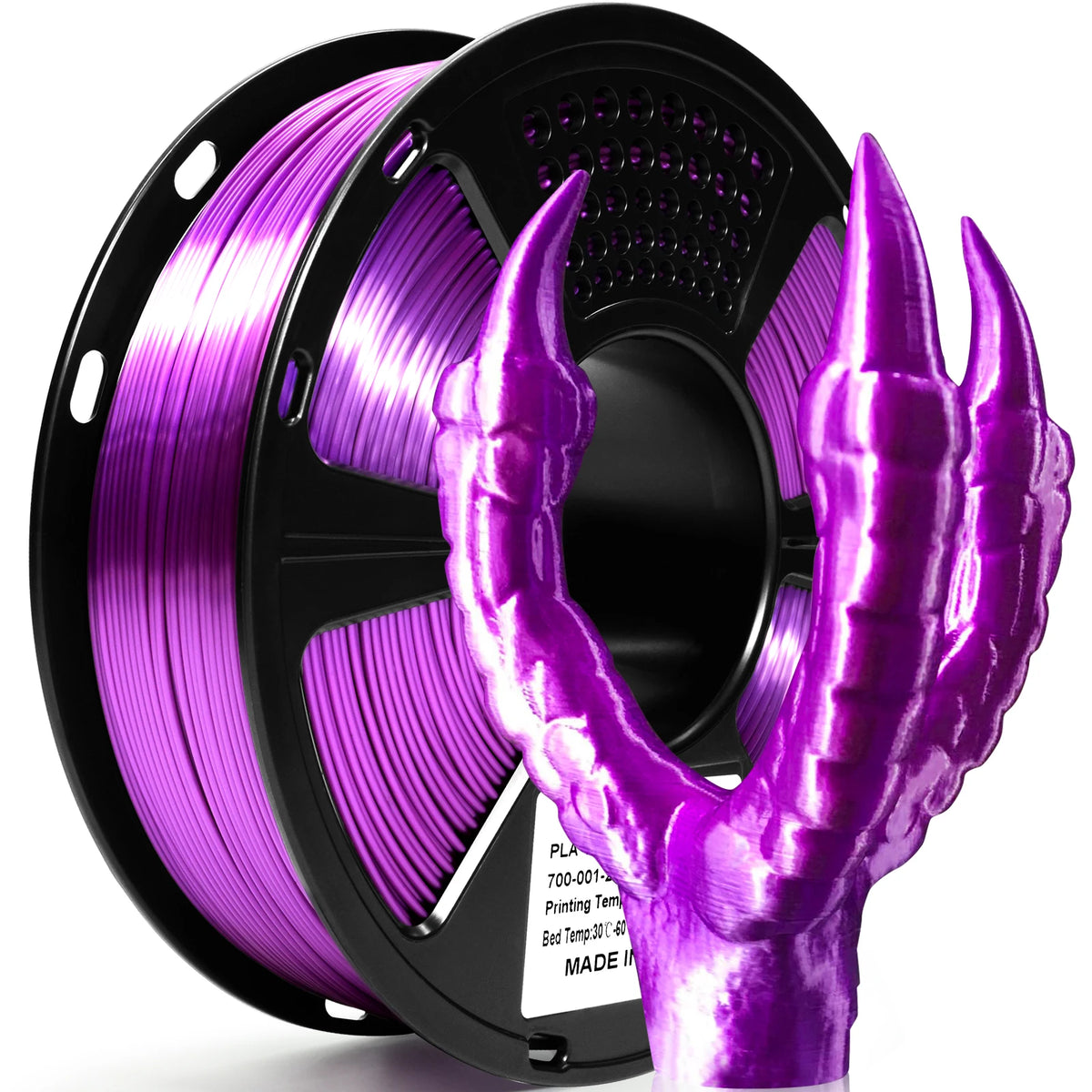 GEEETECH 1roll/1kg 1.75mm PLA Silk PLA  Filament Vacuum Packaging Overseas Warehouses Various Colors For 3D Printer Fast Ship