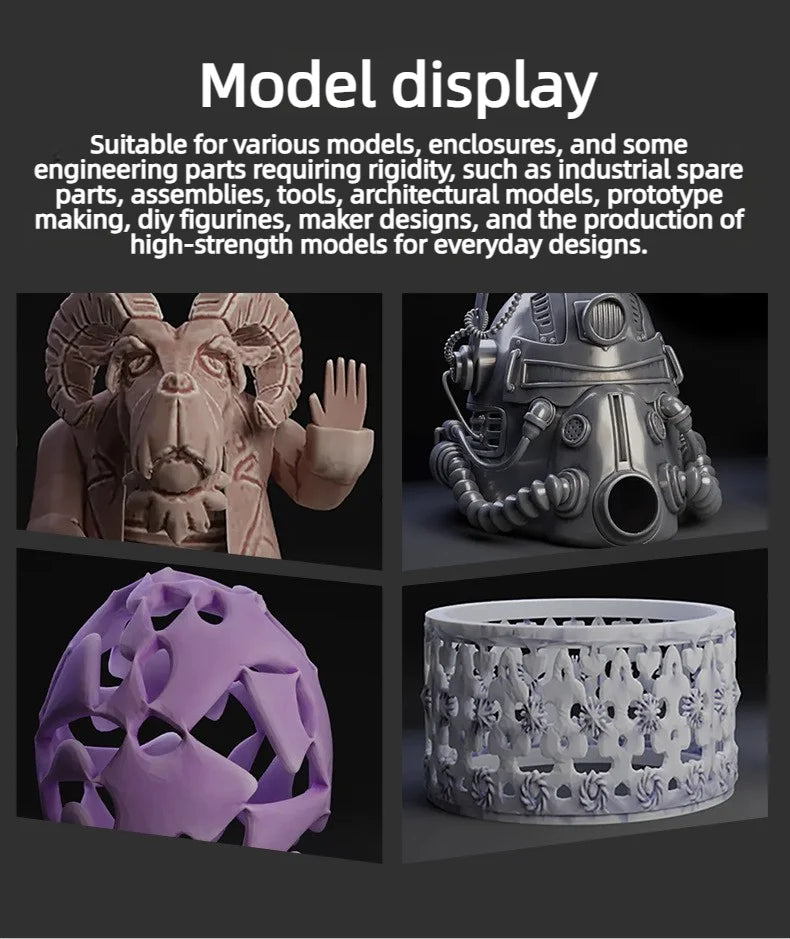 2026 NEW Water-Washable 3D Standard Photopolymer Resin Low Odor Low Viscosity LCD 3D Printing Resin for LCD 3D Printer