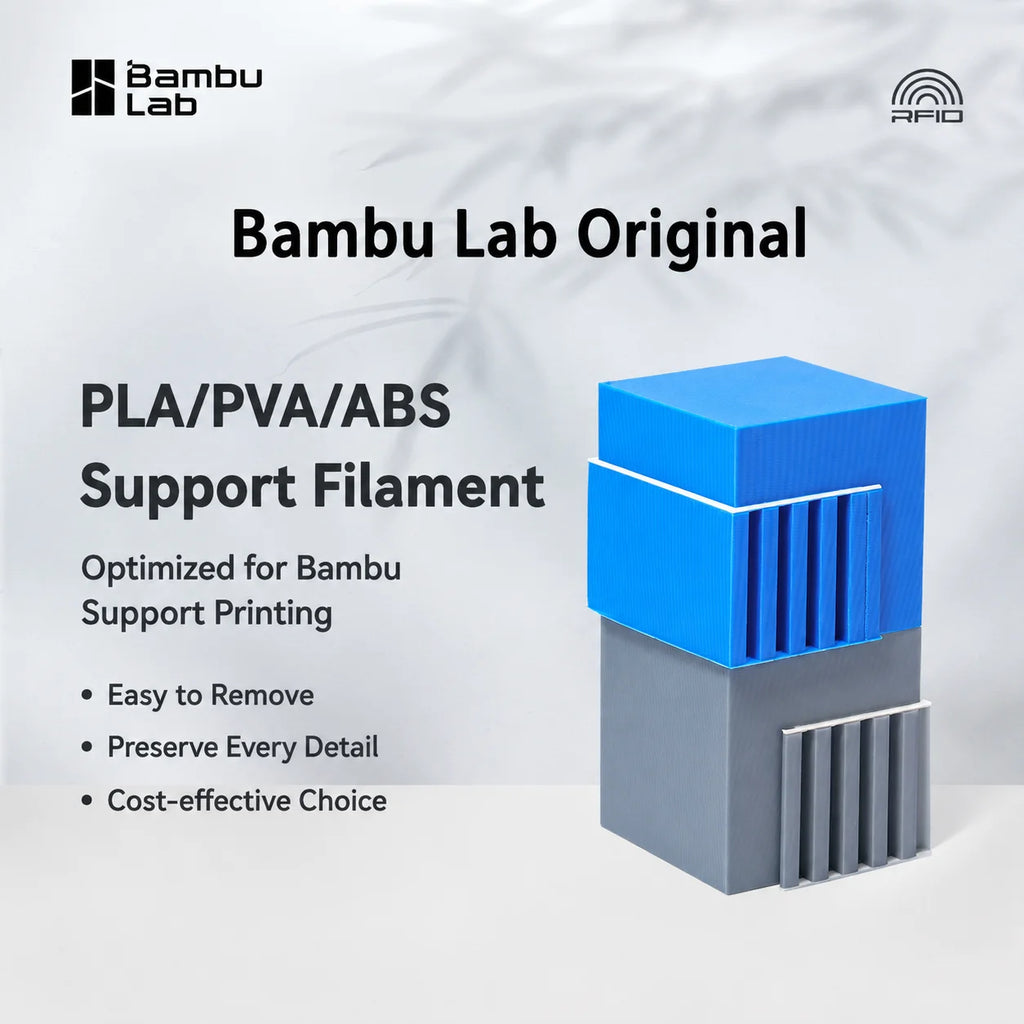 Bambu Lab Original PLA/PETG/ABS/PVA Supports Dedicated 3D Printer Filament 500g RFID Identification Printing Consumables