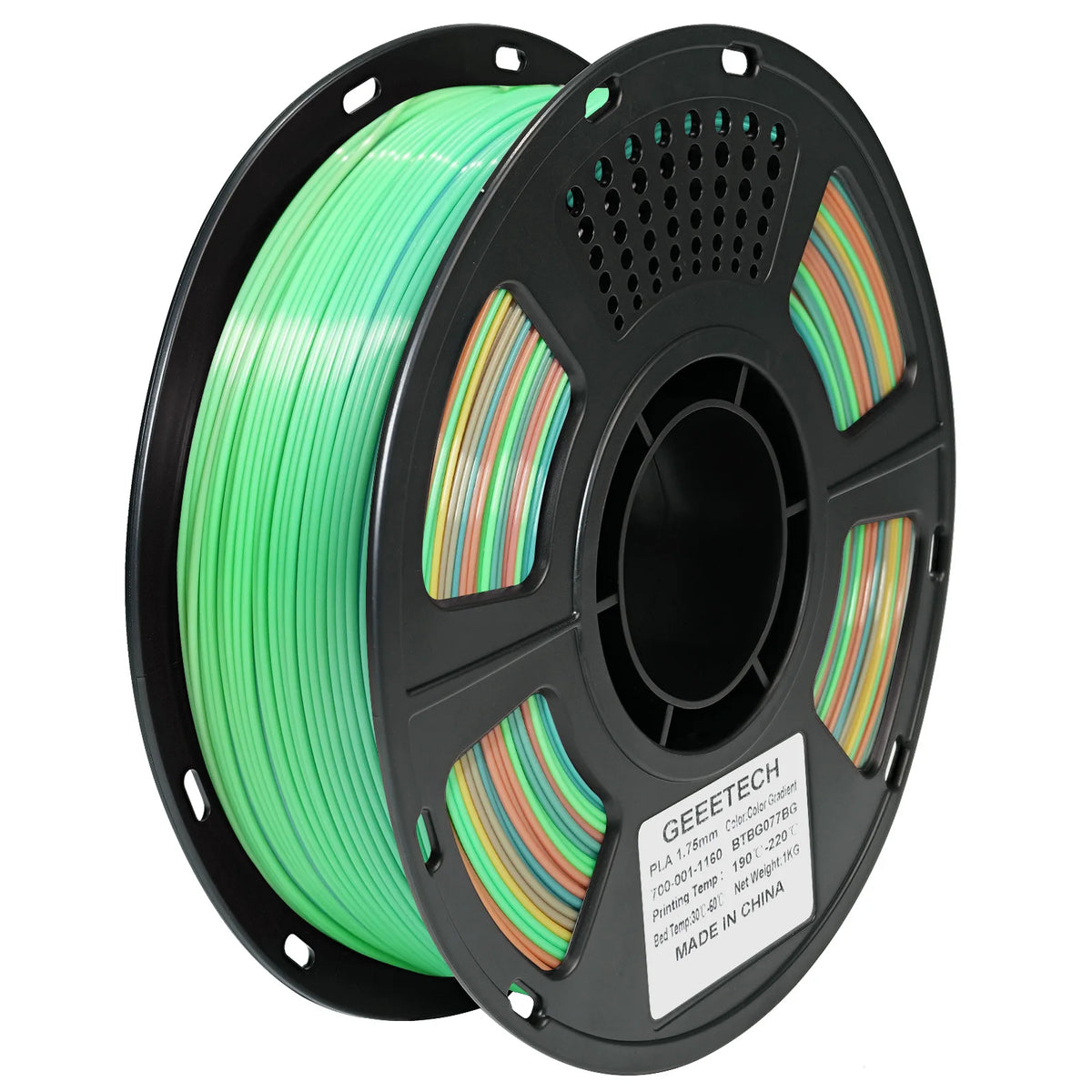 Geeetech Standard PLA Filament 1kg 1.75mm 3D Printer Plastic Material, Accuracy 0.03mm, Fit Most FDM Printer