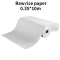 Long Rolling Thicken Rice Paper Raw Half-ripe Xuan paper Calligraphy Chinese Painting Creation Practice Papier White Rijstpapier