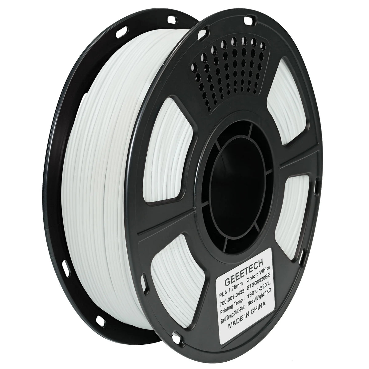Geeetech Standard PLA Filament 1kg 1.75mm 3D Printer Plastic Material, Accuracy 0.03mm, Fit Most FDM Printer