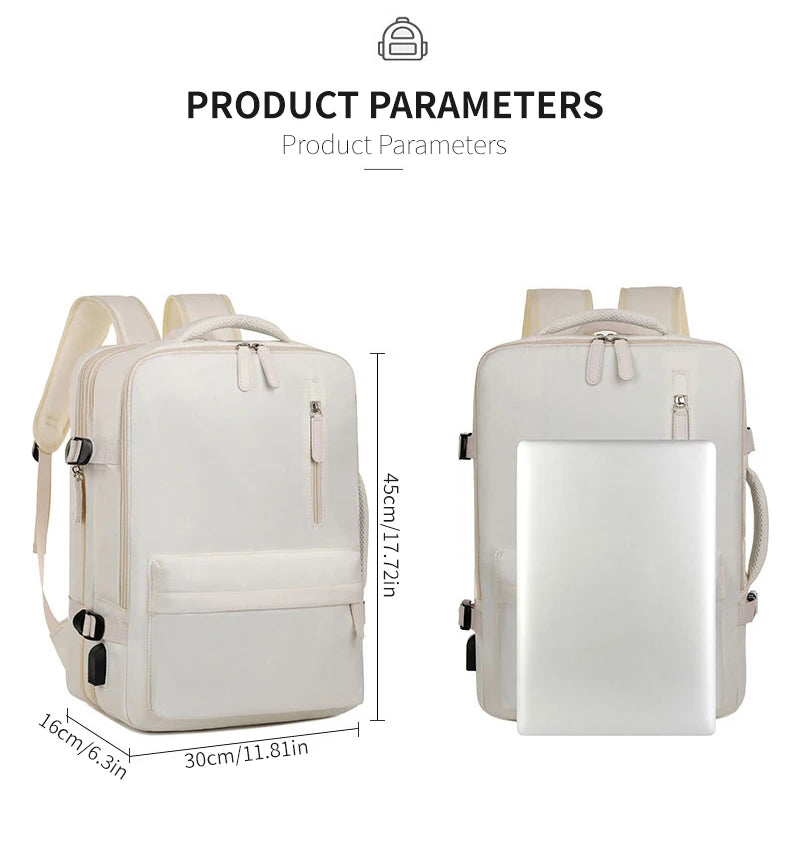 New Model of Airplane-Specific Backpacks, Carry-On Luggage Backpacks, Airplane Travel Laptop Backpacks, Student Backpacks, Unisex Backpacks, Short-Distance Business Trips