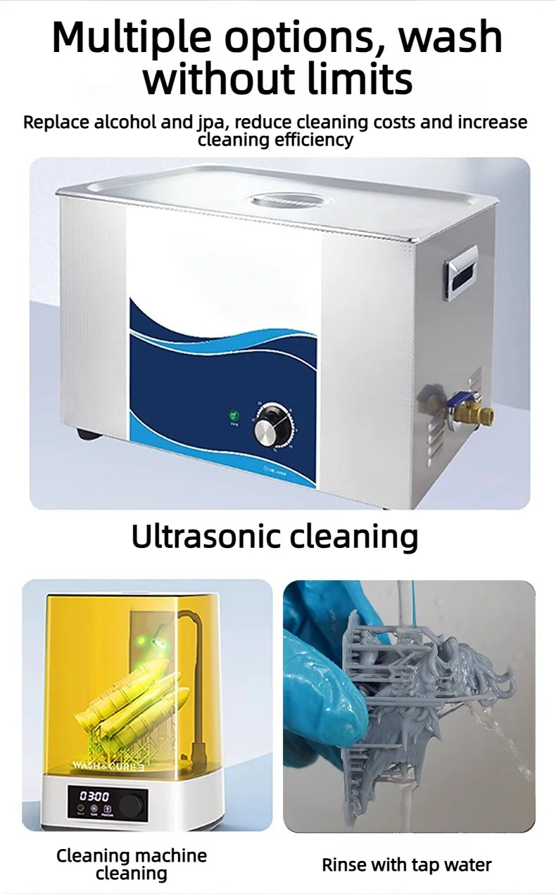 2026 NEW Water-Washable 3D Standard Photopolymer Resin Low Odor Low Viscosity LCD 3D Printing Resin for LCD 3D Printer