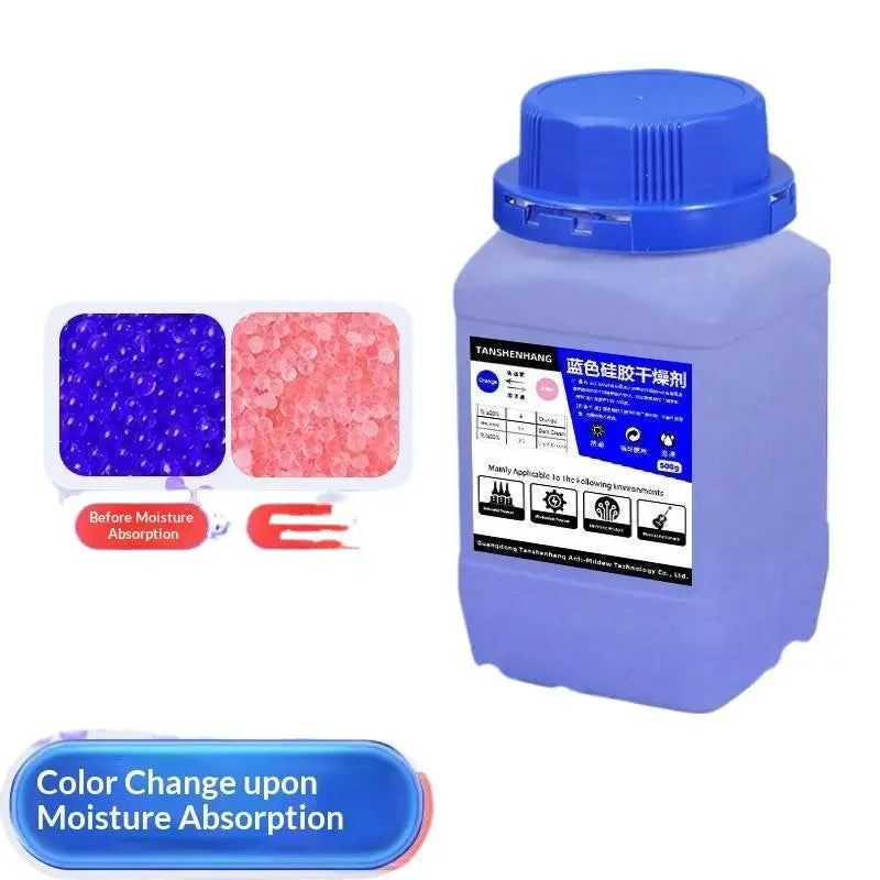 3D Printer Filament Silica Gel Desiccant Reusable Color Changing 400g Easy to Regenerate for Daily 3D Printing Use