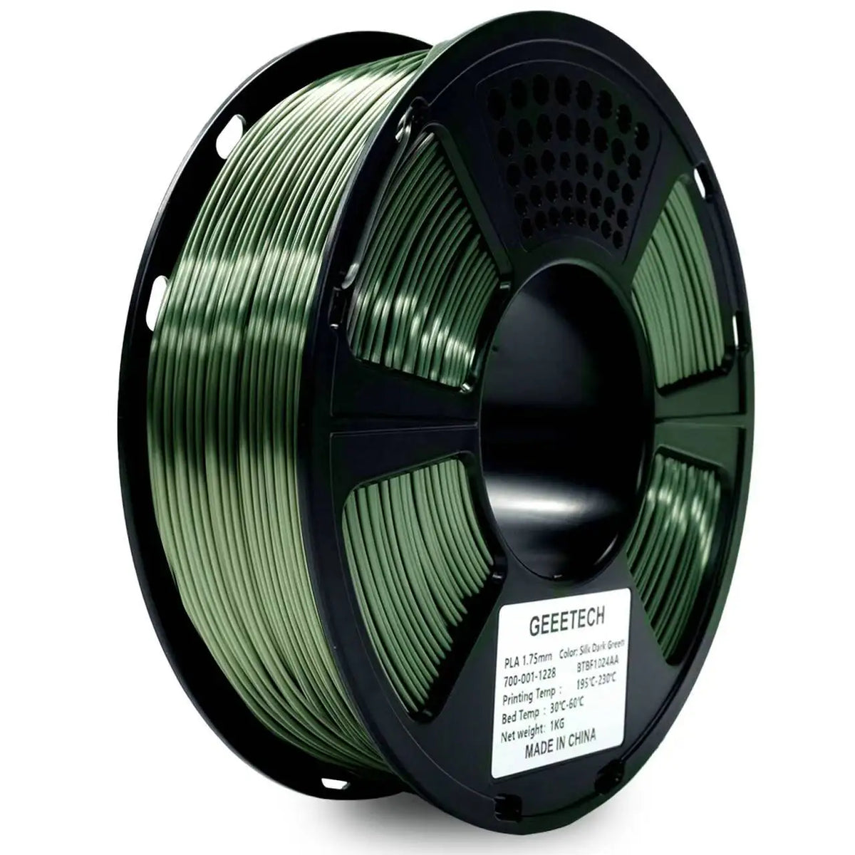 GEEETECH 1roll/1kg 1.75mm PLA Silk PLA  Filament Vacuum Packaging Overseas Warehouses Various Colors For 3D Printer Fast Ship