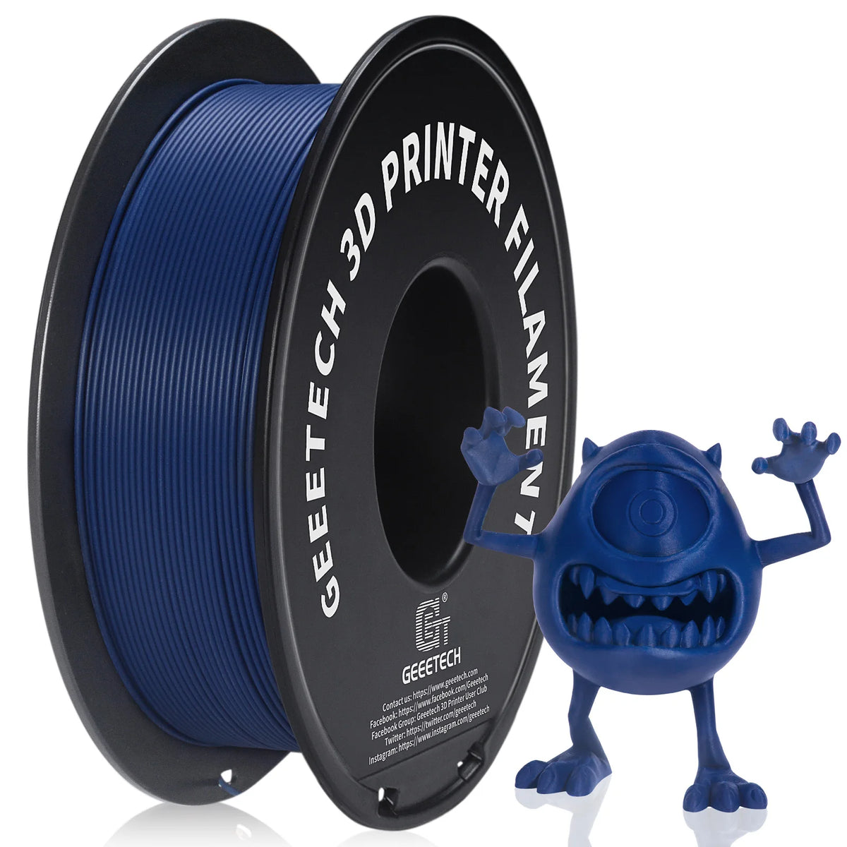 Geeetech 3d printer Filament Matte PLA Plastic 1kg 1.75mm,Tangle-Free, 3d printing consumables, vacuum packaging,fast shipping