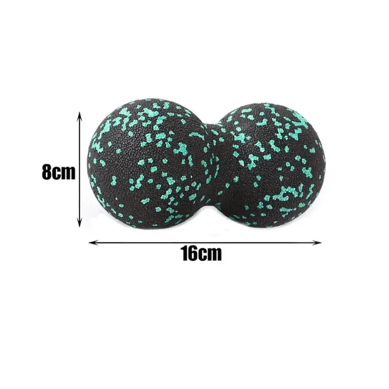 Yoga Peanut Balls Body Massage Fascia Ball Suit Foam Block High Density Muscle Relaxation Lacrosse Exercise Fitness Relieve Pain