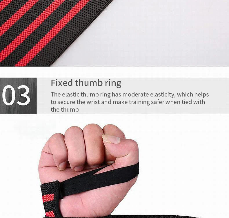 1Pcs Wristband Wrist Support Brace Straps Extra Strength Weight Lifting Wrist Wraps Bandage Fitness Gym Training Sports bandage