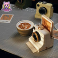 3D Printed Camera Shaped Coffee Latte Art Stencil V2 New Version 30 Printing Stencil Cards Home Barista Tool DIY Coffee Kit Cafe