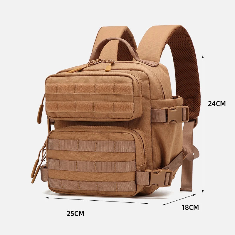 New Camping Hiking Backpack Tactical Molle 900D Men&Women School Bag Outdoor Gym Ruckdack Shoulder Pack with Dual Cup Holder