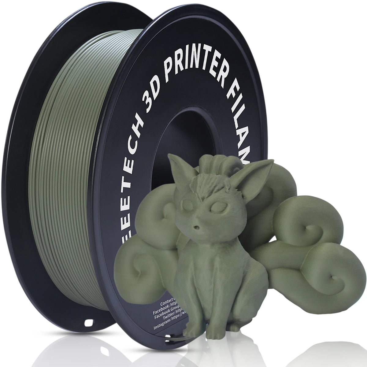 Geeetech 3d printer Filament Matte PLA Plastic 1kg 1.75mm,Tangle-Free, 3d printing consumables, vacuum packaging,fast shipping