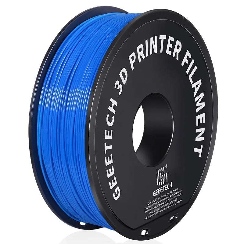 Geeetech ABS+3D Filament 1.75mm 1KG Plastic, 3D Printer Material, Tangle-Free, Non-Toxic, Vacuum Packaging White Black Red Blue