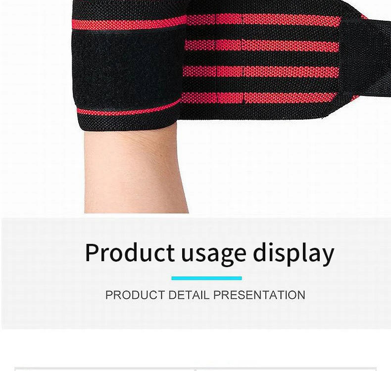 1Pcs Wristband Wrist Support Brace Straps Extra Strength Weight Lifting Wrist Wraps Bandage Fitness Gym Training Sports bandage