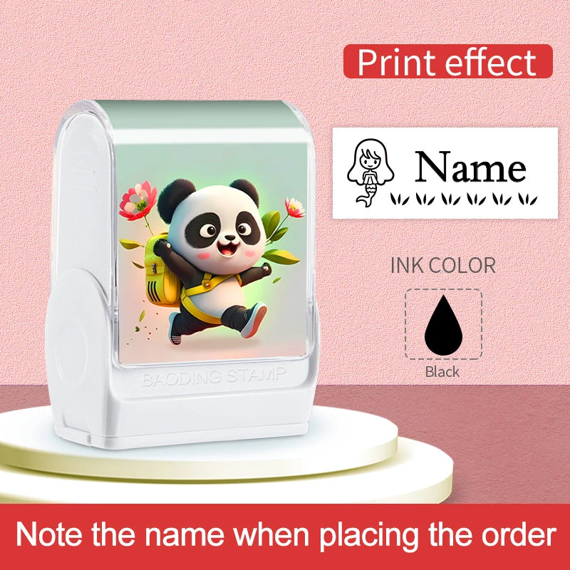 ‌Waterproof Personalized Stamp for Fabric,Custom Name Label Maker,Washable&Reusable Clothing Stamp,DIY Durable Laundry Organizer