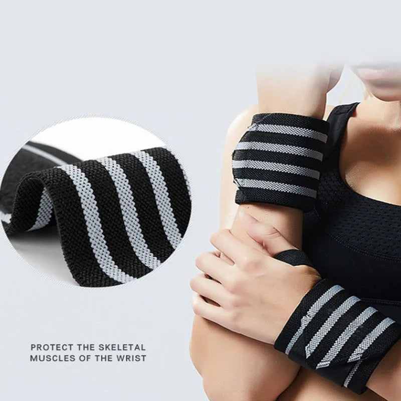 1/2PCS Wristband Wrist Support Brace Straps Extra Strength Weight Lifting Wrist Wraps Bandage Fitness Protective Equipment