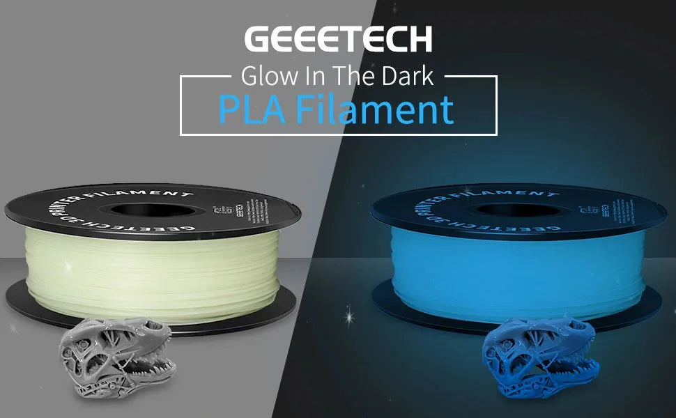 GEEETECH Luminous PLA Filament for 3D Printer 1.75mm 1kg Glow in the Dark Plastic PLA 3D Printing Materials Wholesale