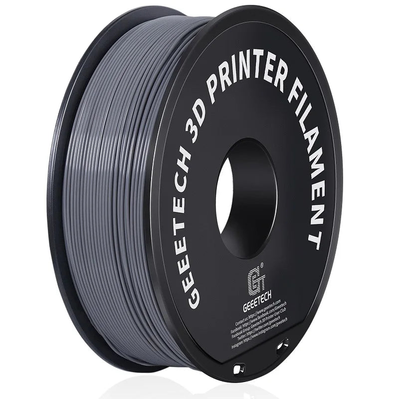 Geeetech ABS+3D Filament 1.75mm 1KG Plastic, 3D Printer Material, Tangle-Free, Non-Toxic, Vacuum Packaging White Black Red Blue