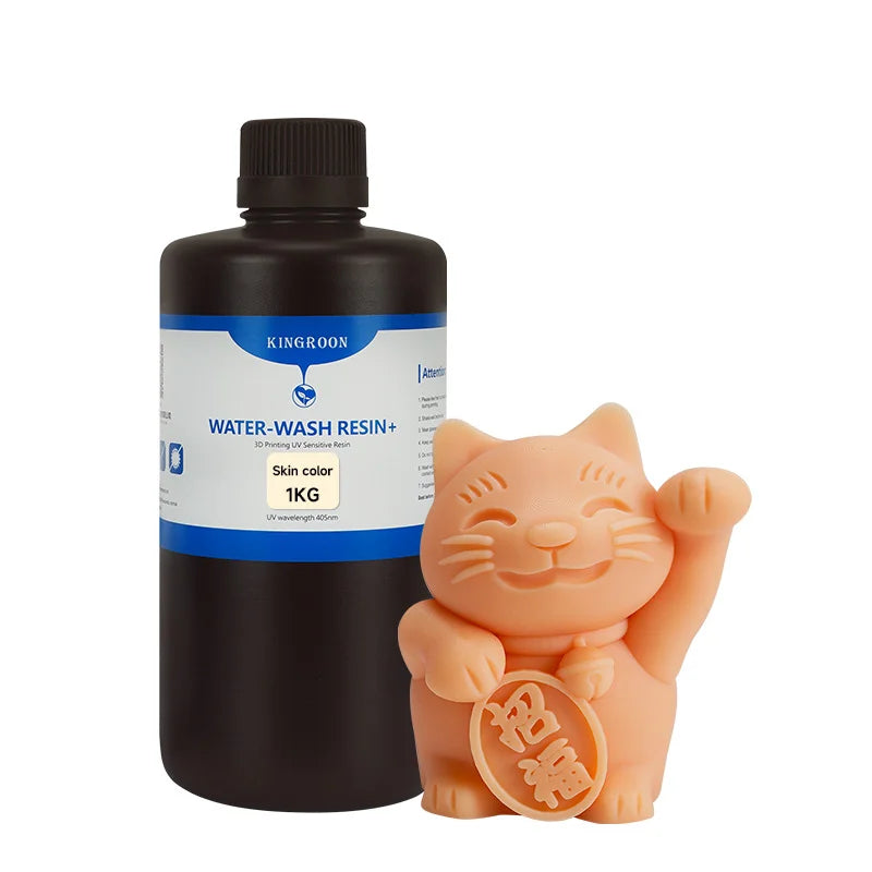 2026 NEW Water-Washable 3D Standard Photopolymer Resin Low Odor Low Viscosity LCD 3D Printing Resin for LCD 3D Printer