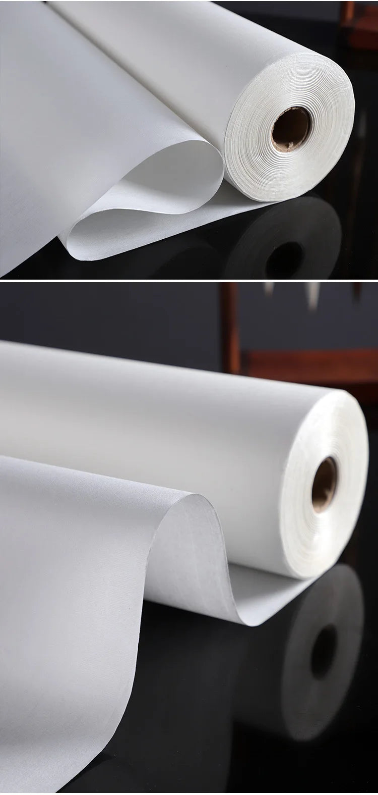 Long Rolling Thicken Rice Paper Raw Half-ripe Xuan paper Calligraphy Chinese Painting Creation Practice Papier White Rijstpapier