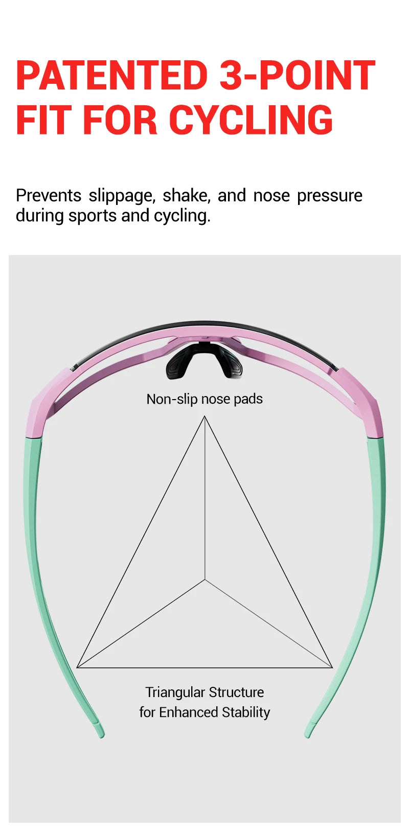 SCVCN Sweet Pink Bike Cycling Glasses Bicycle Photo Accessories Golf Eyepieces Camping Sunglasses UV400 Outdoor Sports Equipment
