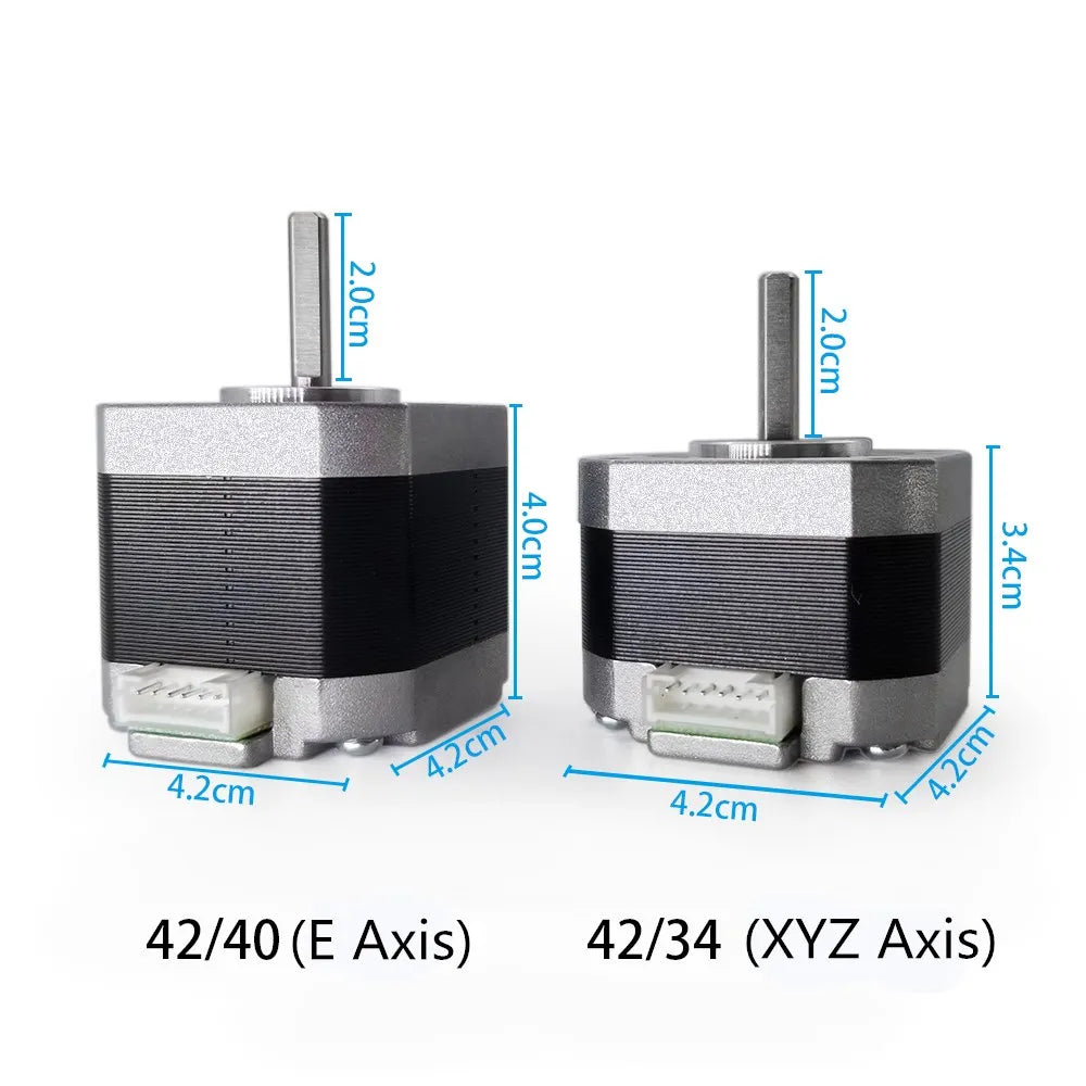 3D Printer 42 40 42 34 X/Y/Z/E Axis Stepper Motor For 3D Creality Ender-3 3S 3Pro Ender-5 CR-10 10S 3D Printing Machine Motors